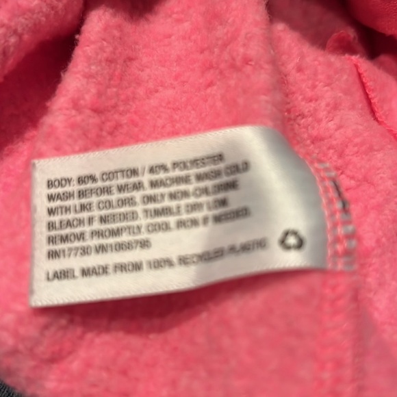 Circo pink and white, infant, polka dot sweatshirt. Like new - Picture 5 of 5